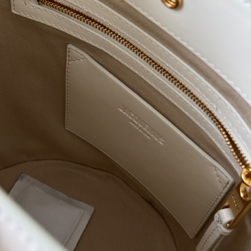 Jacquemus Le Petit Tourni Bucket Bag In Cream. Pristine! - Picture 7 of 17